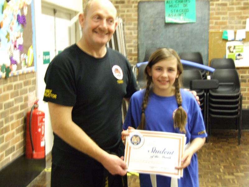 Lucy Dunning - October 2012 Student of the Month